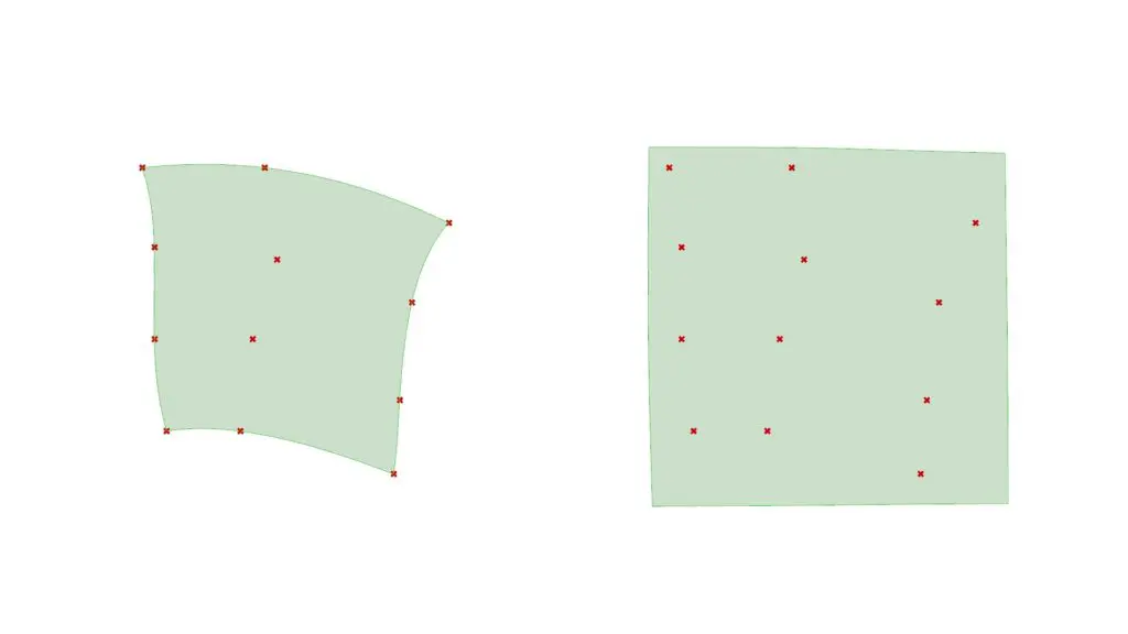 Surface from PointsとPatchの比較
