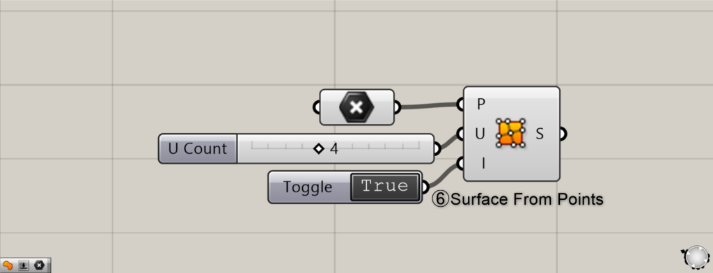 Surface from Pointsコンポーネント