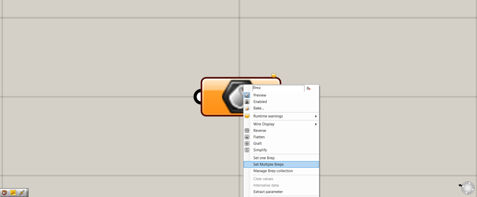 [Grasshopper] How to use Brep to set Brep objects - IArchway