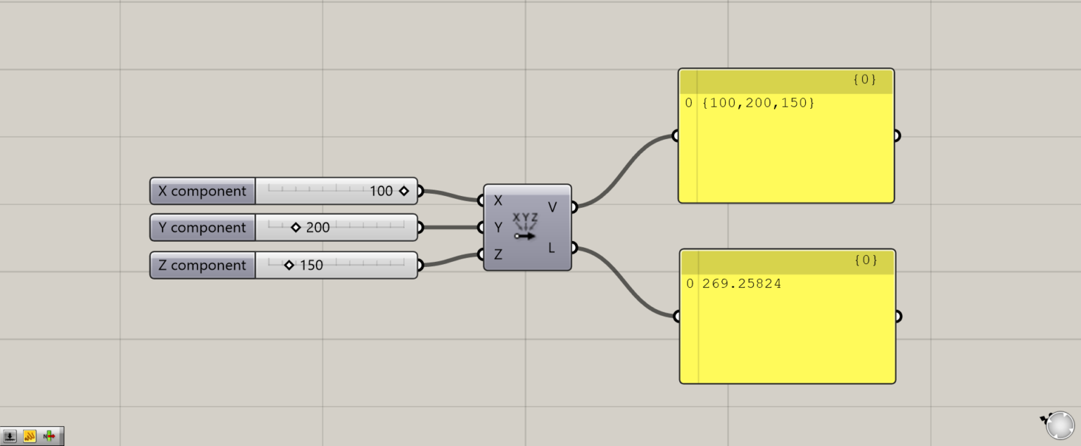 [Grasshopper]Vector XYZ コンポーネントの使い方 - IArchway