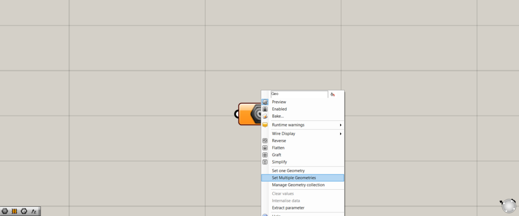選択している状態で格納