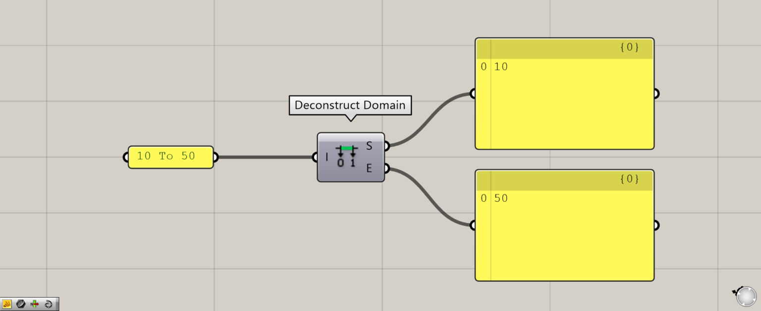 [Grasshopper]ドメイン範囲を分解するDeconstruct Domainの使い方 - IArchway