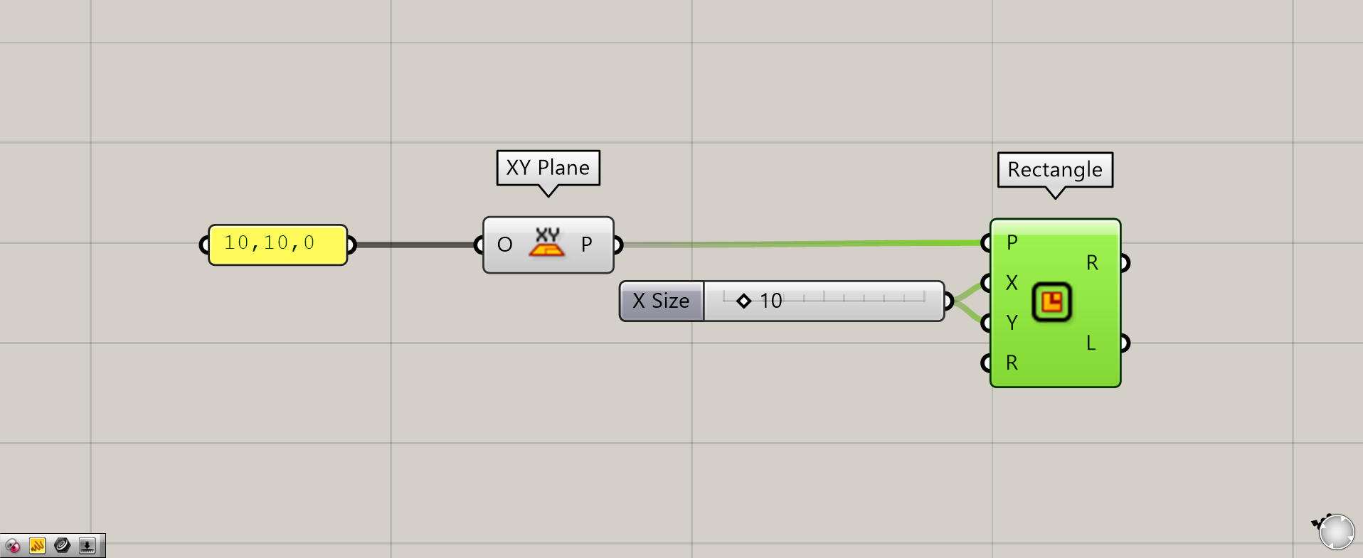 [Grasshopper]平面を作成するXY Planeの使い方 - IArchway