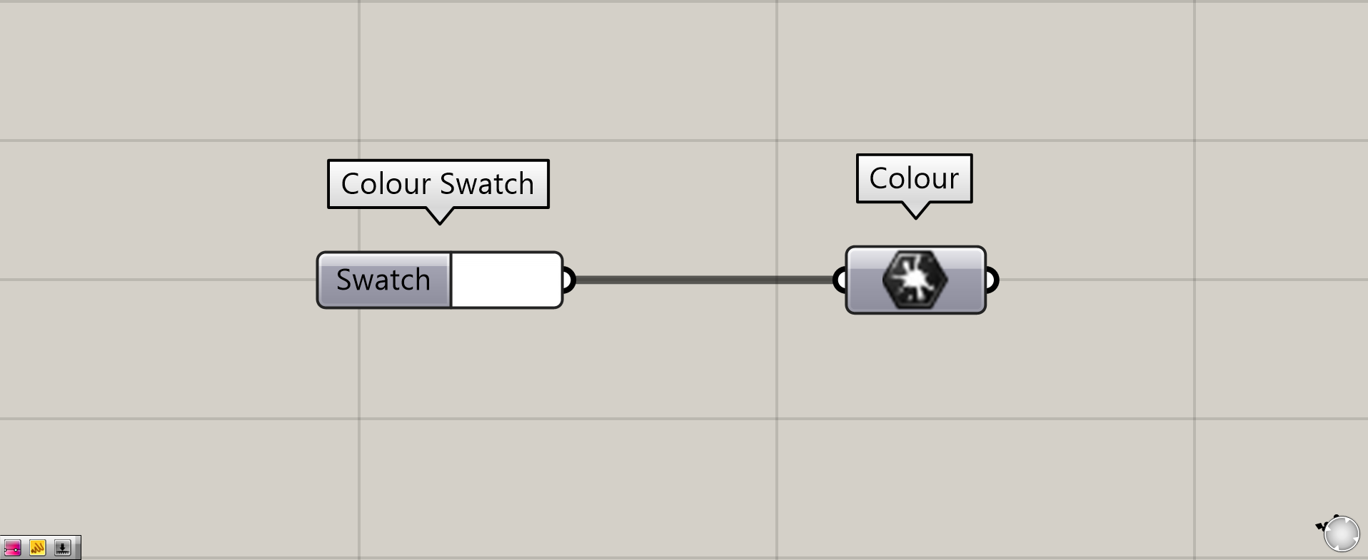 [Grasshopper] How to use Colour to set color information - IArchway