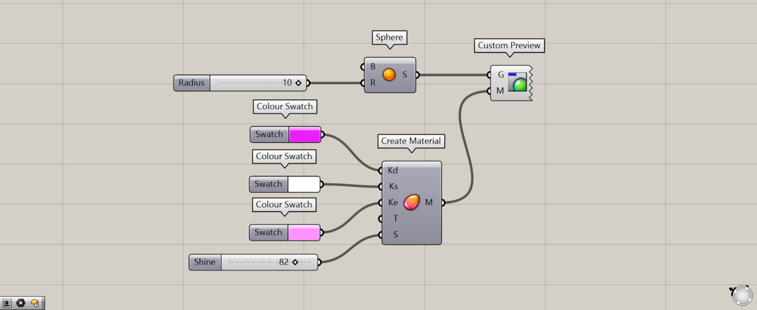[Grasshopper] How to use Custom Preview to reflect and view colors and ...