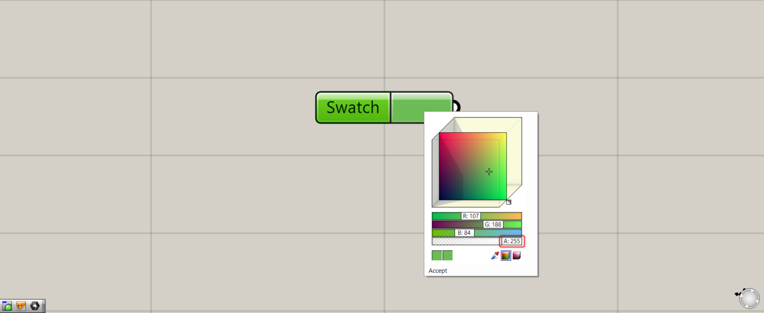 [Grasshopper] How to use Colour Swatch to set colors - IArchway