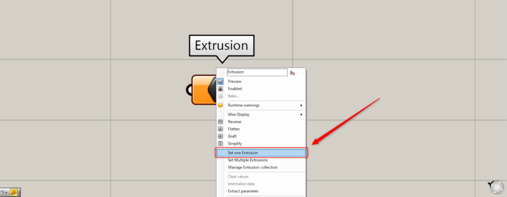 Set one Extrusion