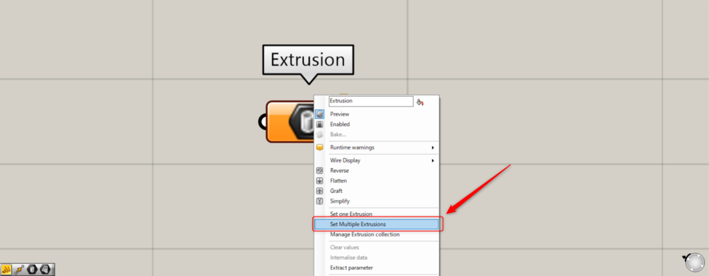 Set Multiple Extrusions