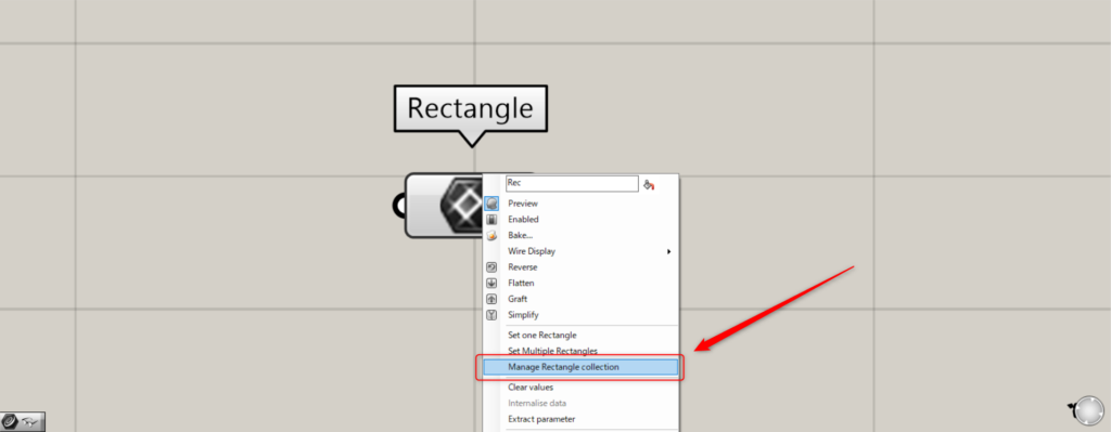 Manage Rectangle collection