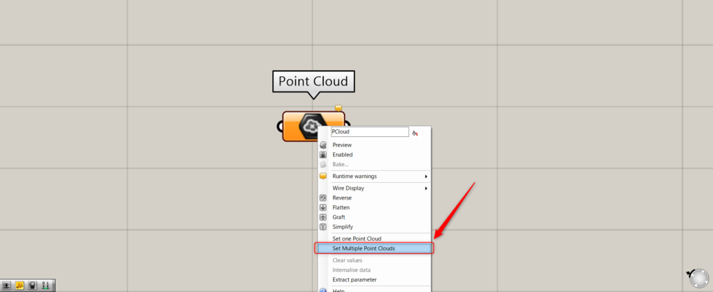 Set Multiple Point Clouds