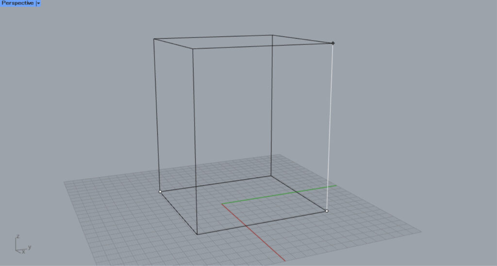 ライノセラス上でボックスを作成