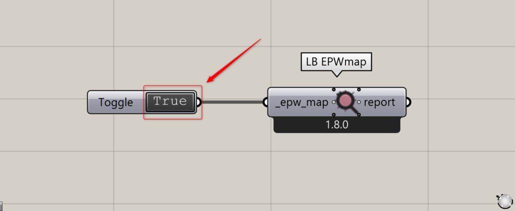 Boolean ToggleをTrueに切り替え