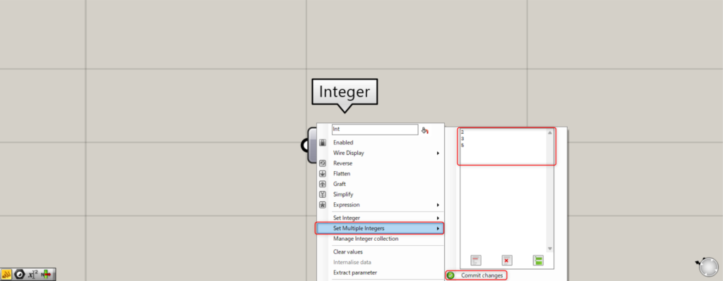 Set Multiple Integers