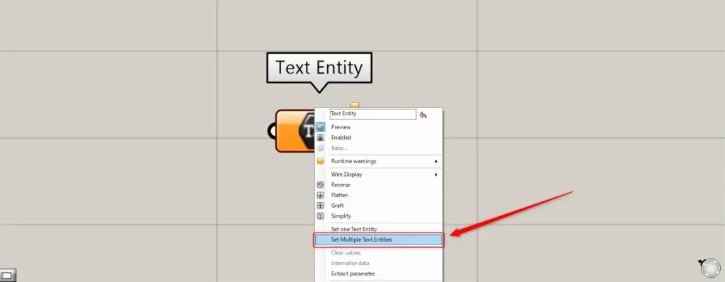 Set Multiple Text Entities