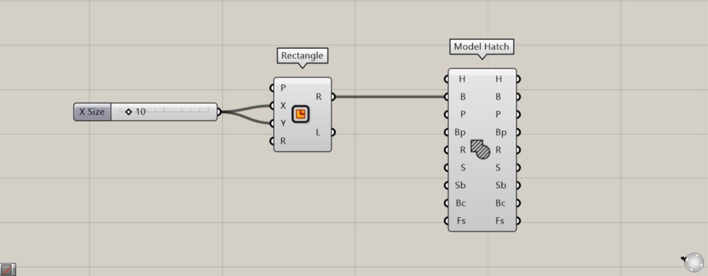 ハッチングを作成する