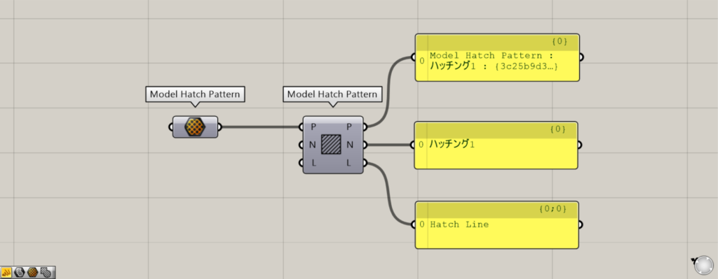 ハッチングのパターンを取得