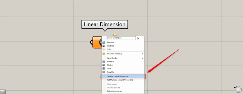 Set one Linear Dimension