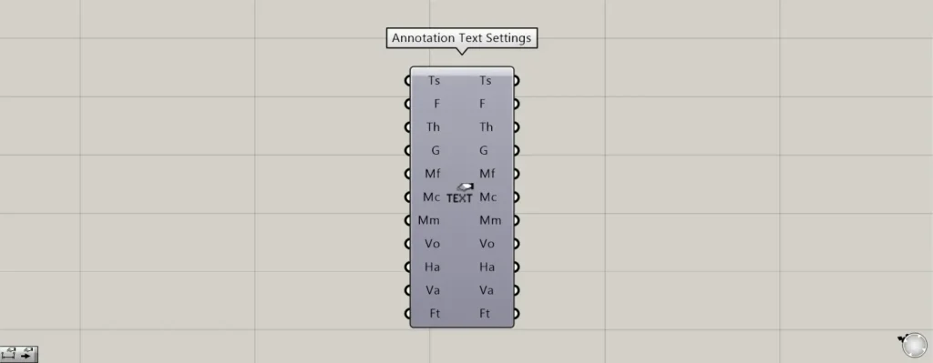 Annotation Text Settings