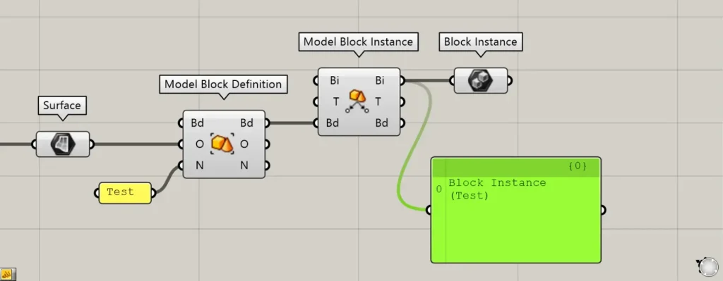 ブロックインスタンスオブジェクトになっていることを確認