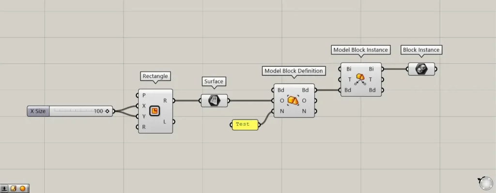 ブロックインスタンスオブジェクトを格納する