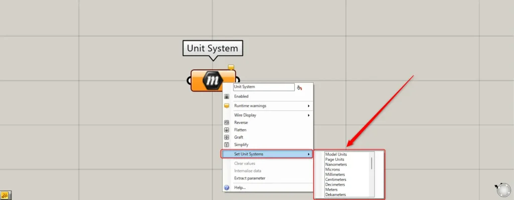 Set Unit Systems