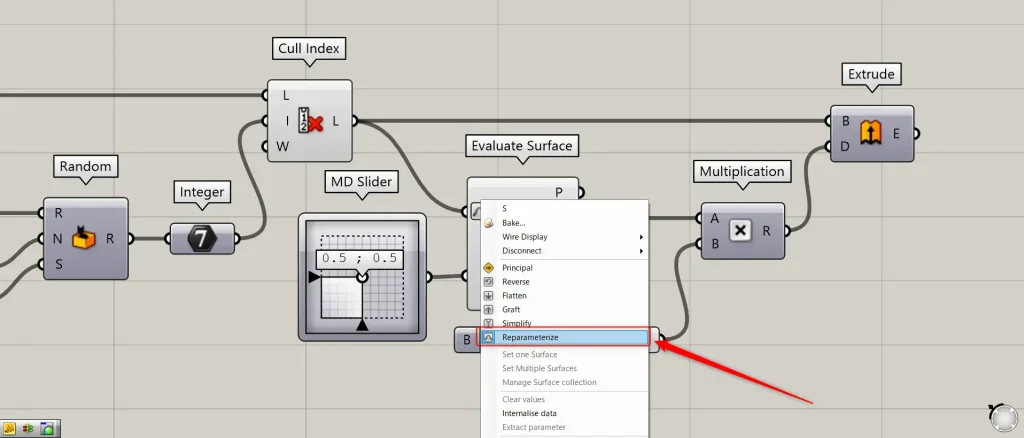 Reparameterize