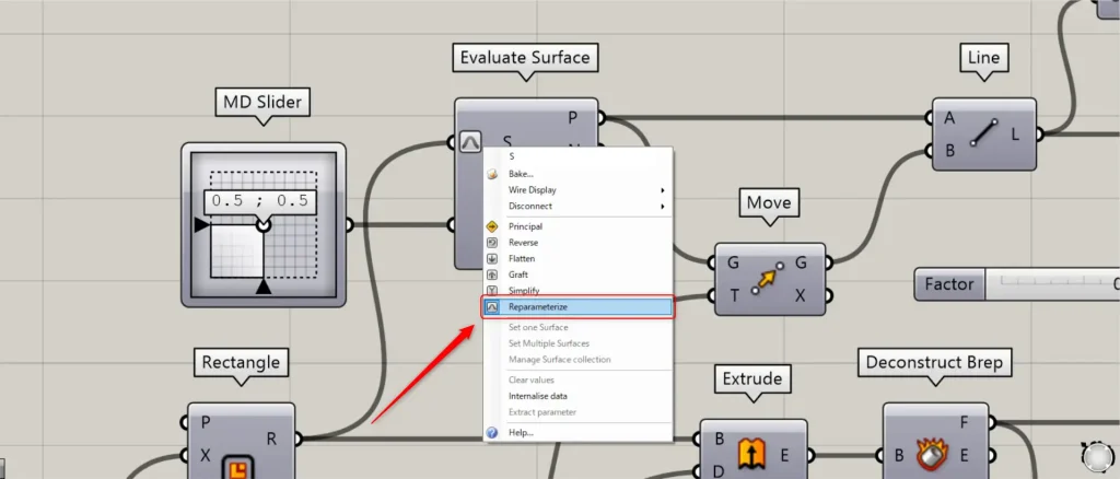 Reparameterize