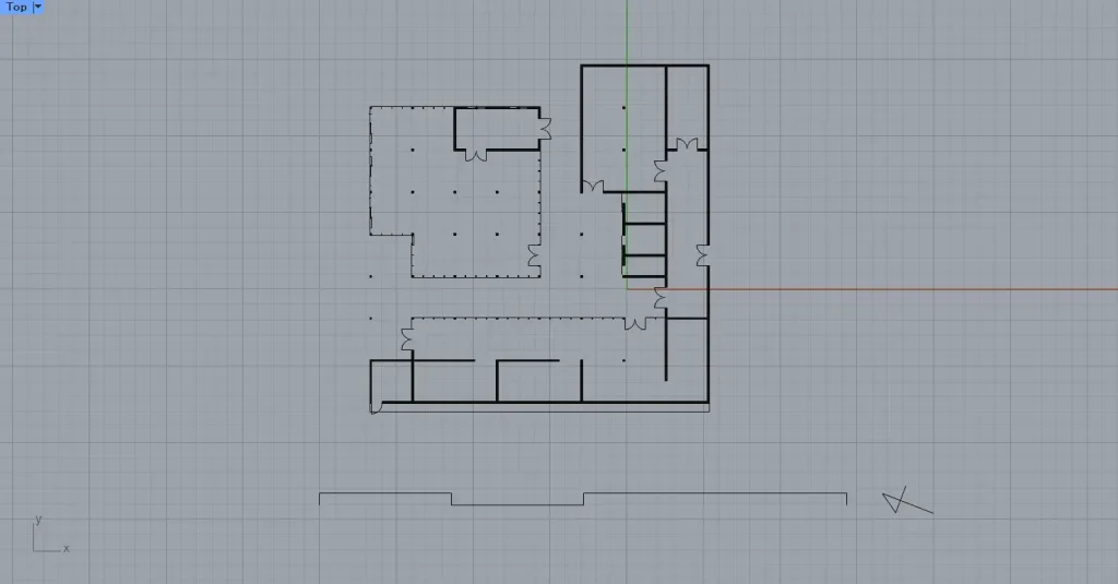 図面がインポートされた