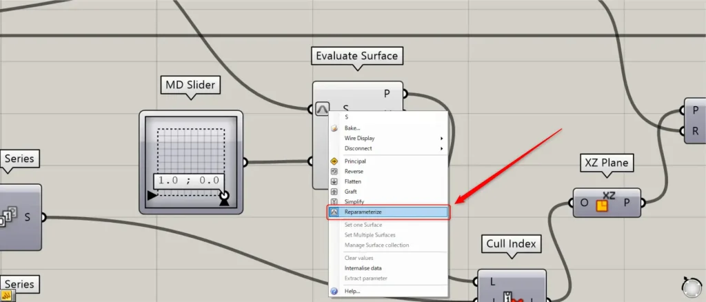 Reparameterize