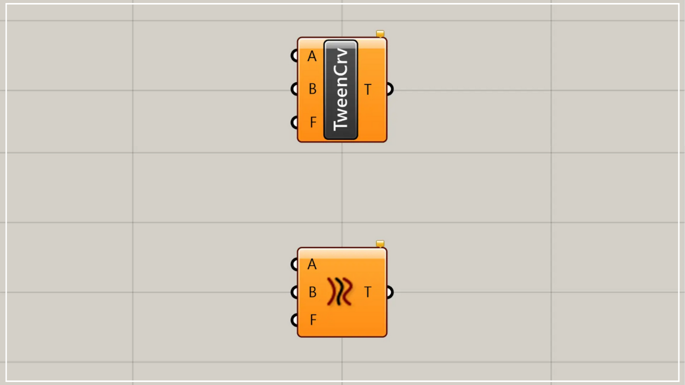 [Grasshopper]異なる2本の線の間に線を作成するTween Curveの使い方
