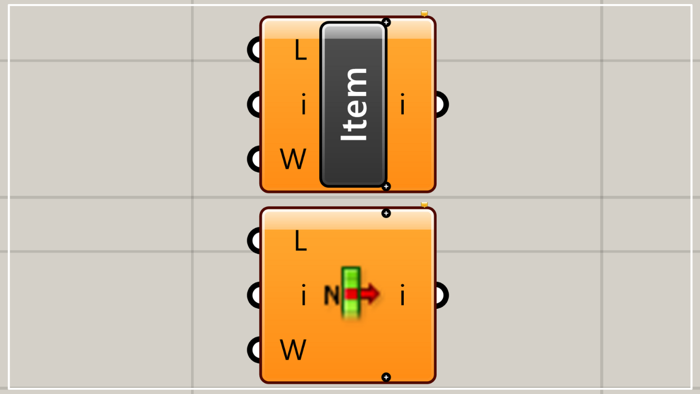 [Grasshopper]How to use the List Item component to extract data by specifying an index number