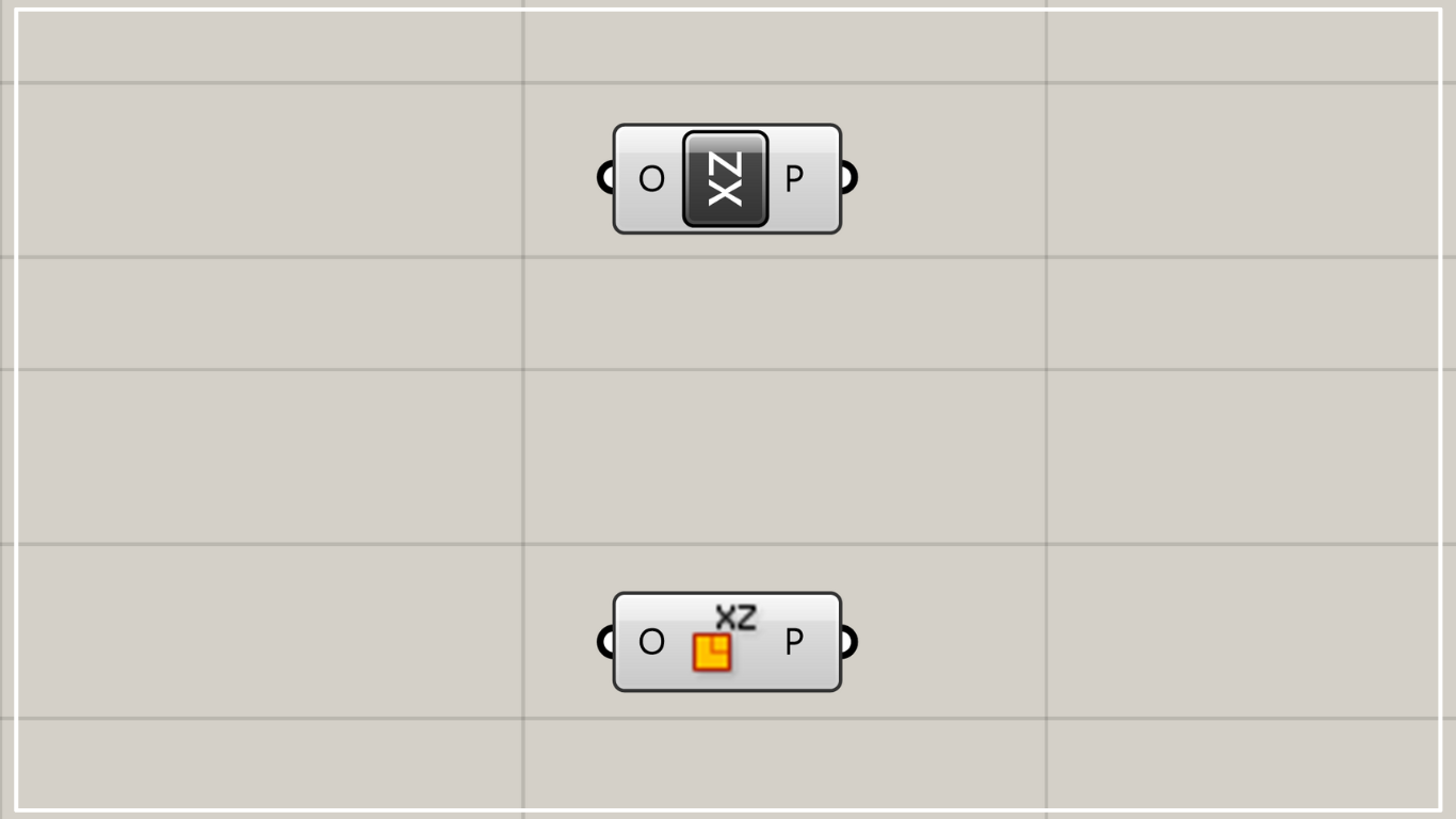 [Grasshopper] How to use XZ Plane to create a plane formed from X and Z axes