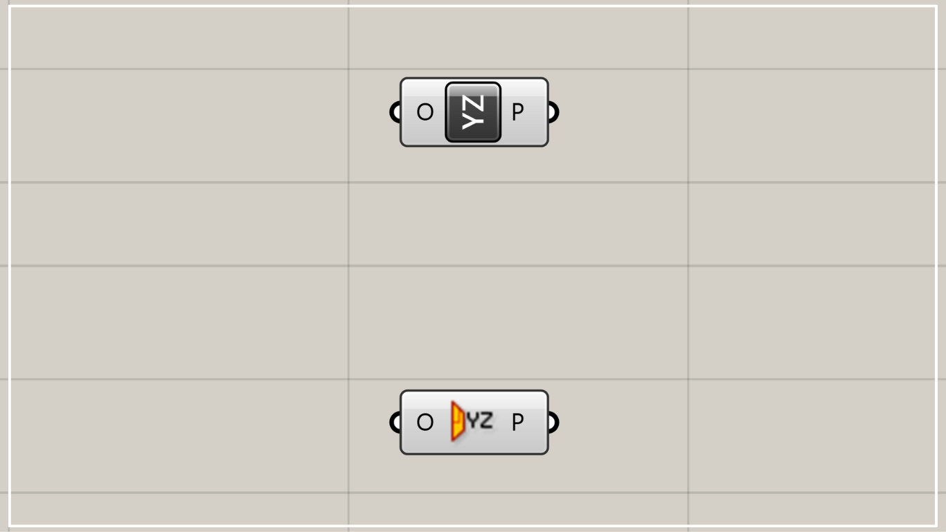 [Grasshopper] How to use YZ Plane to create a plane formed from Y and Z axes