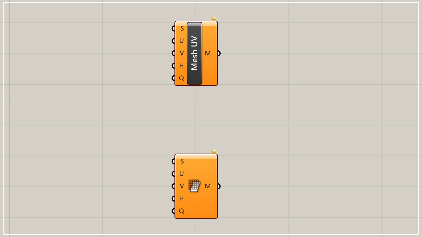 [Grasshopper]サーフェスをメッシュに変換するMesh Surfaceの使い方