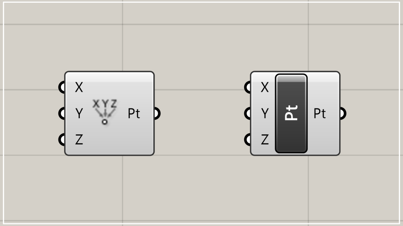[Grasshopper] How to use Construct Point to a create point