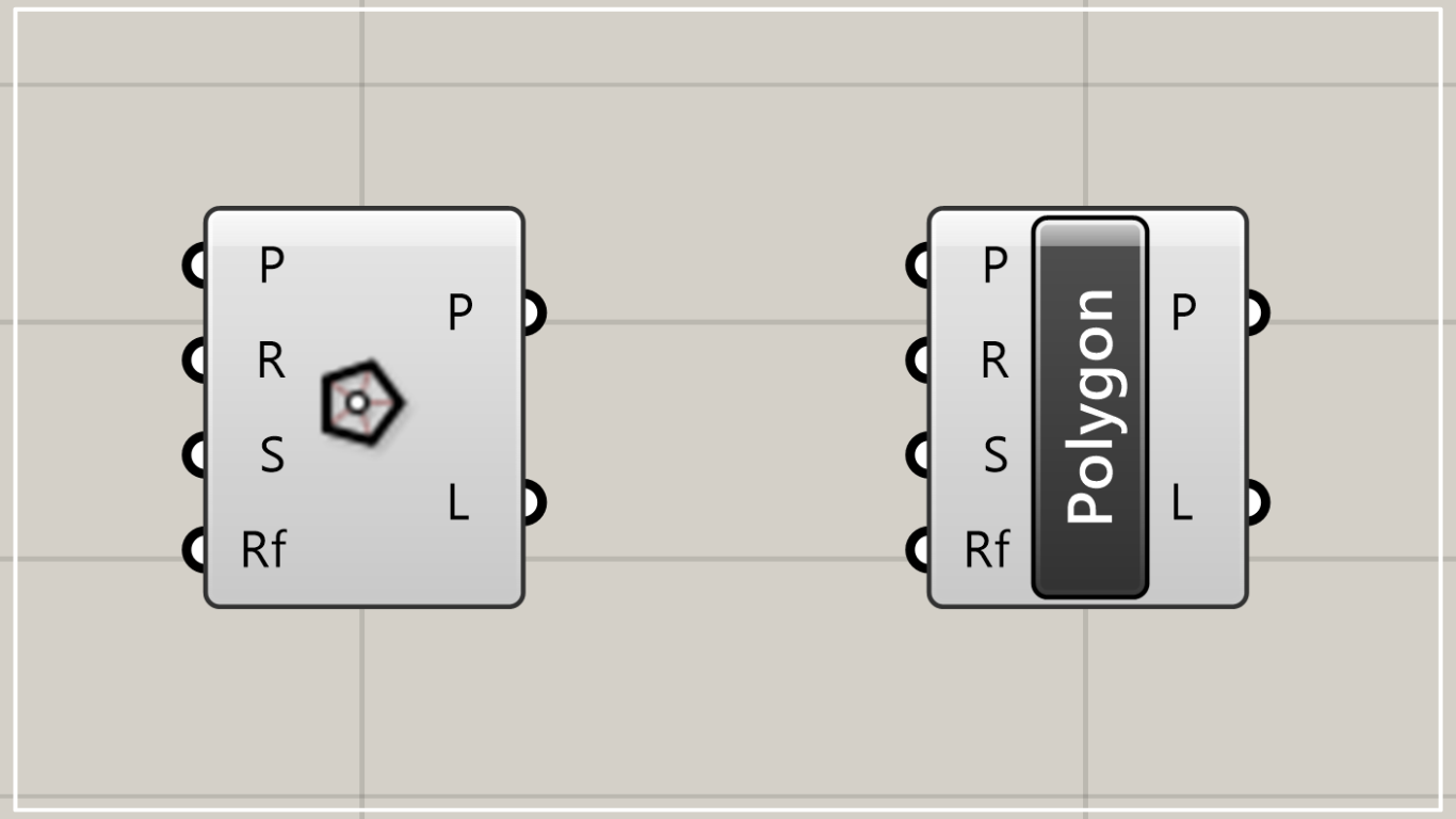 [Grasshopper] How to use Polygon to create polygonal lines