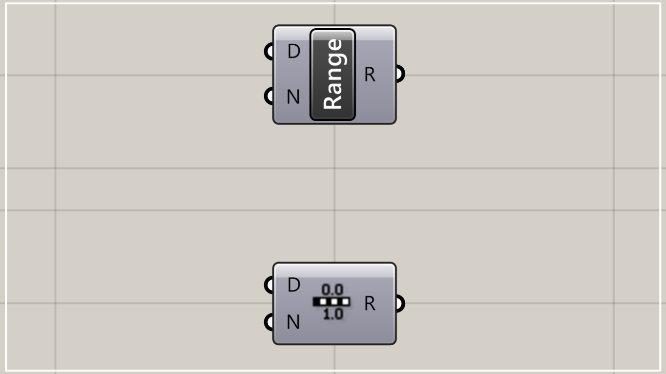 [Grasshopper] How to use Range to split a domain range