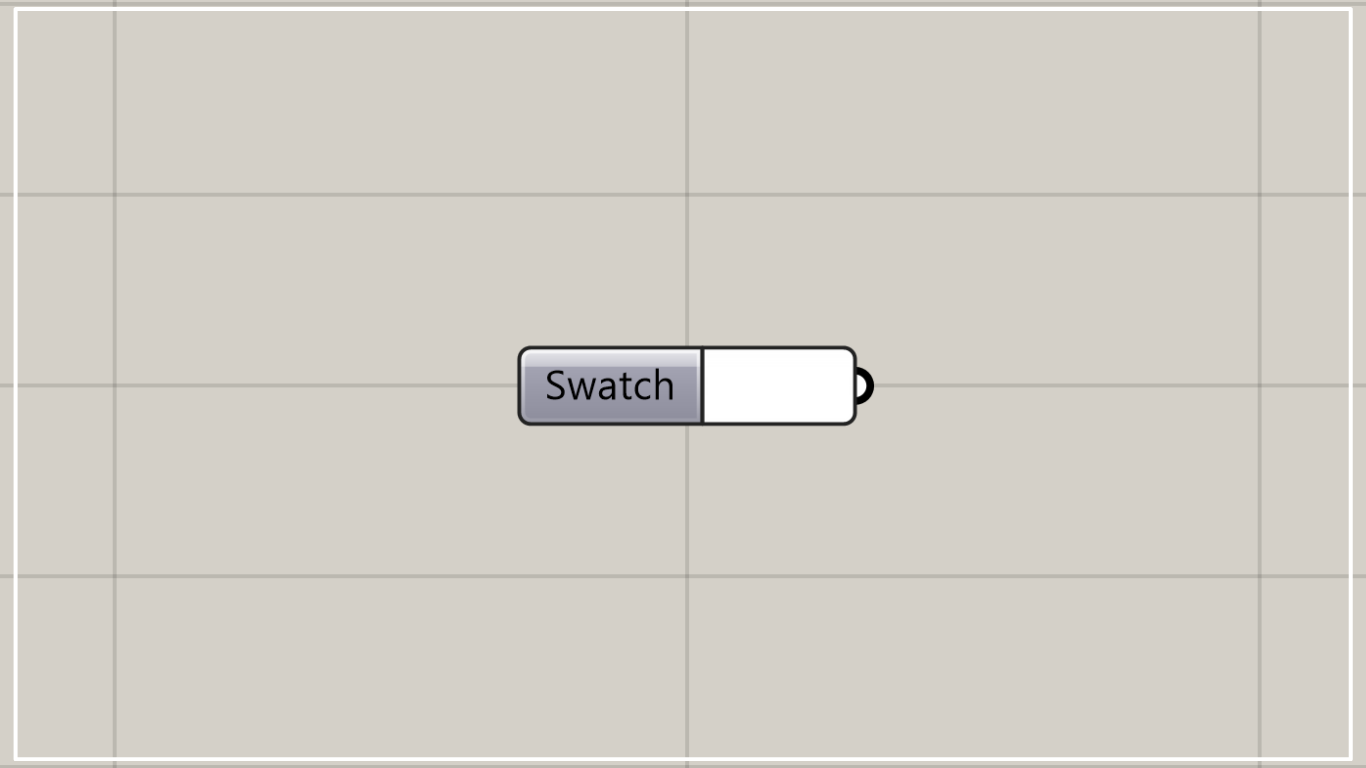 [Grasshopper] How to use Colour Swatch to set colors