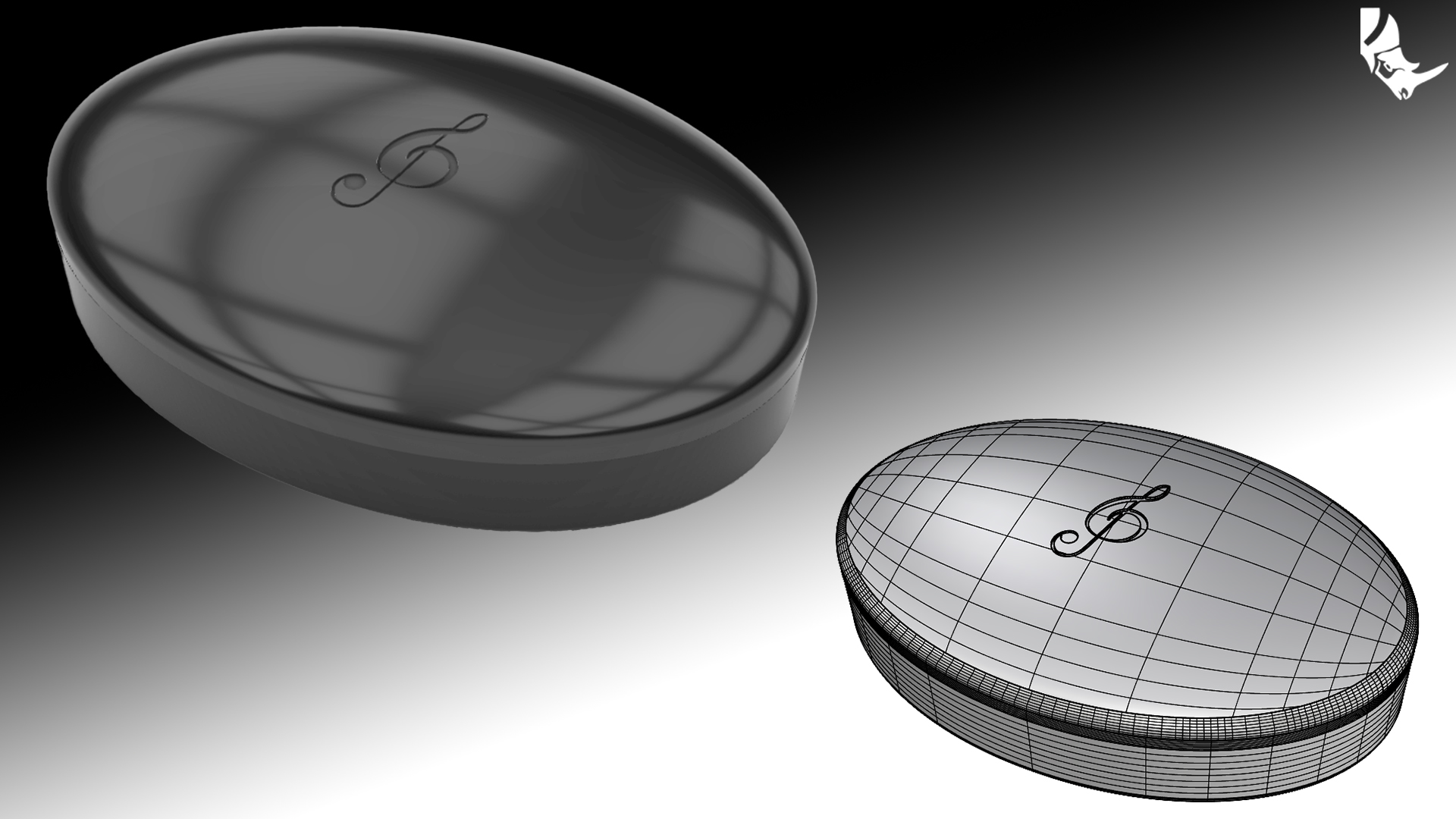 [Rhinoceros] Earphone case modeling tutorial [Data download available]