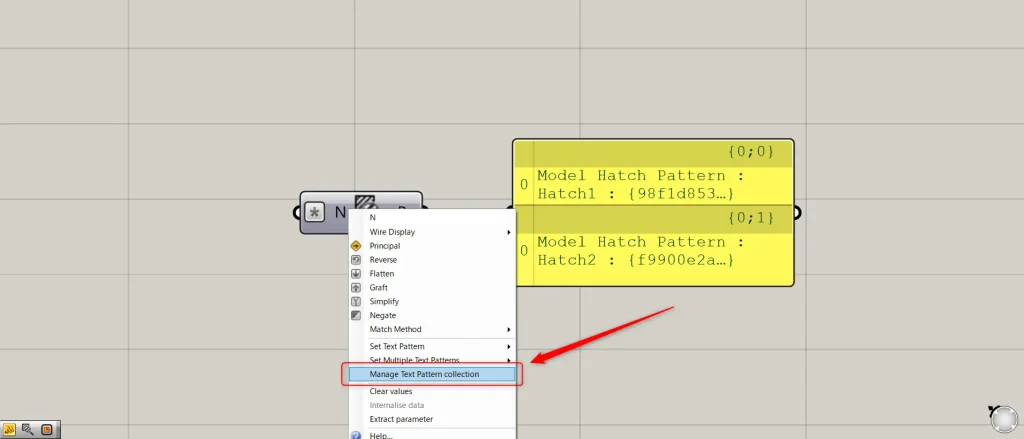 Manage the names of directly specified hatches
