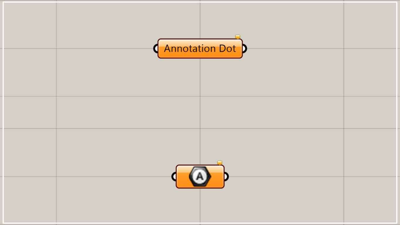 [Grasshopper] How to Use Annotation Dot to set annotations and text dots