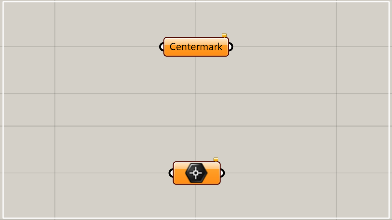 [Grasshopper] How to use Centermark to set center mark dimensions