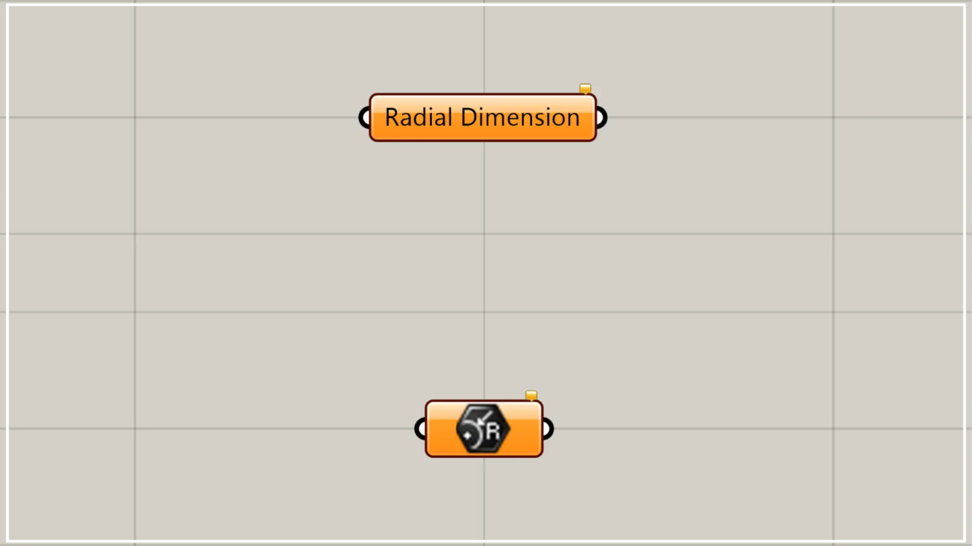 [Grasshopper] How to use Radial Dimension to set radius dimensions