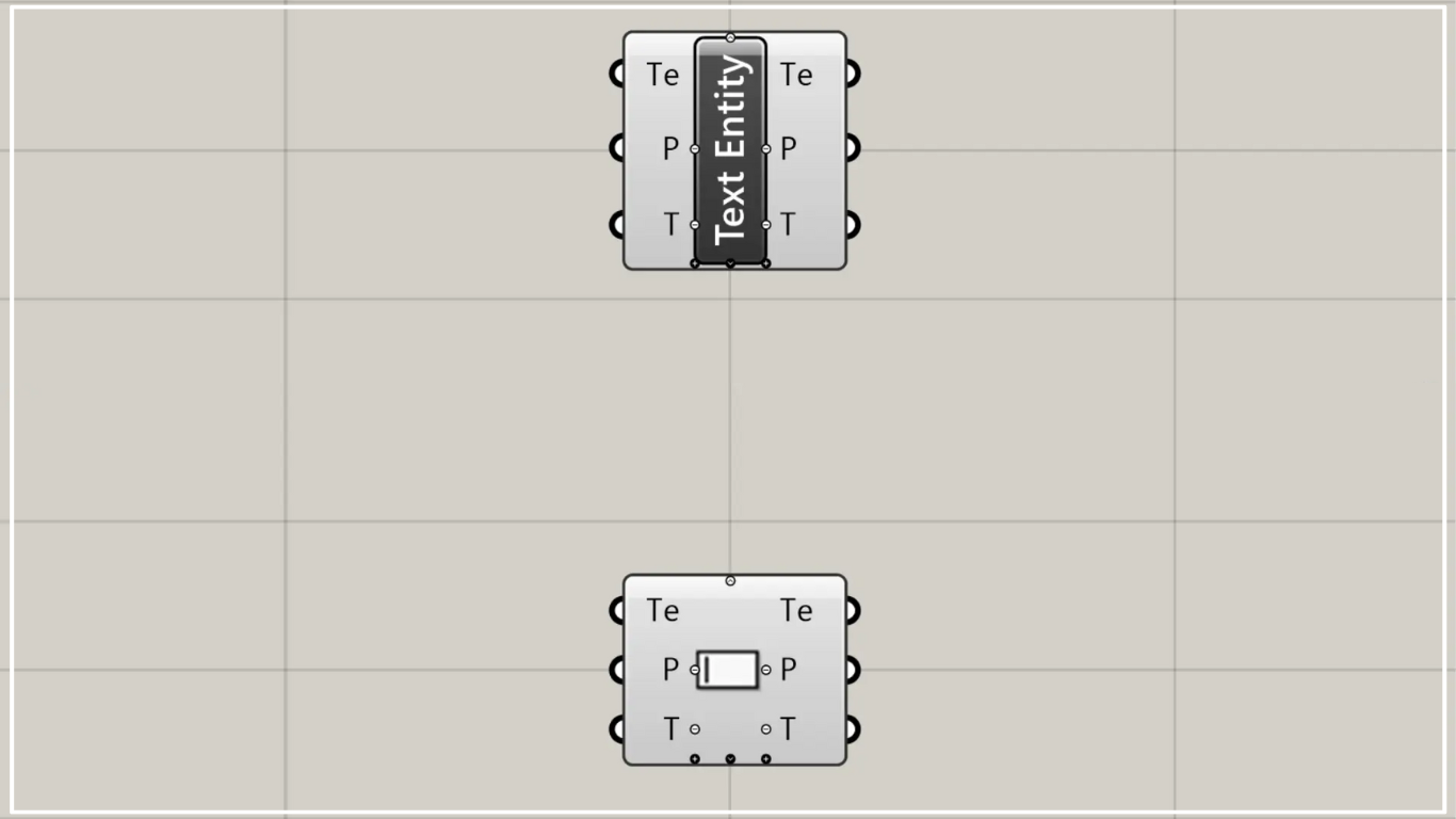 [Grasshopper] How to use Text Entity to create text