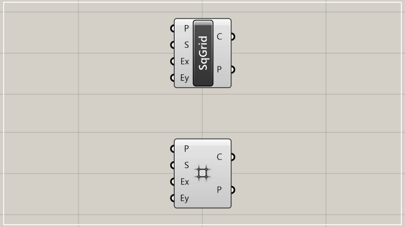 [Grasshopper] How to use Square to create square grid lines