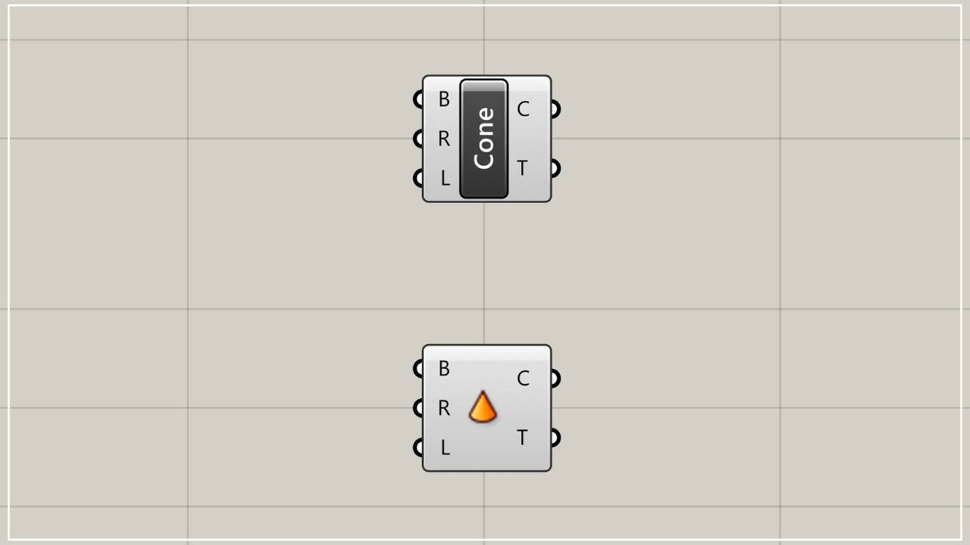 [Grasshopper] How to use Cone to create cones