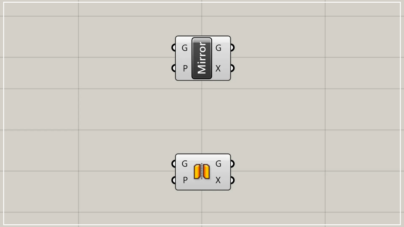 [Grasshopper] How to use Mirror to mirror or flip a model