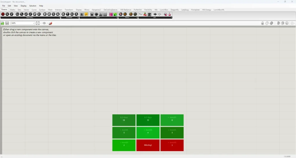 Grasshopperが起動